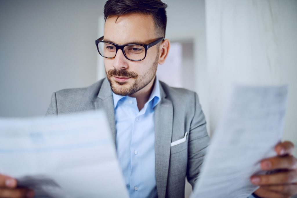 Making an assessment before renewing a mortgage.
